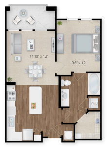 Oasis apartment floor plan